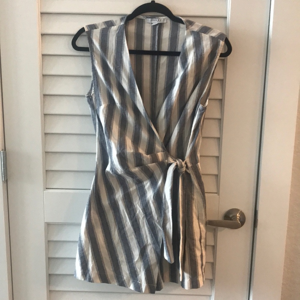 Ladies striped romper